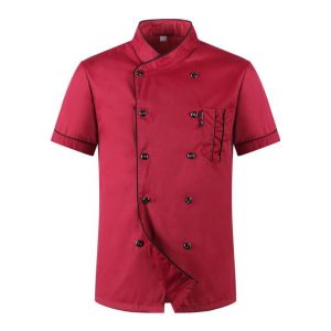 Chef Jacket Urakami - Red _ One Size